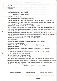 1976 - Gründung JC Kolping Bocholt