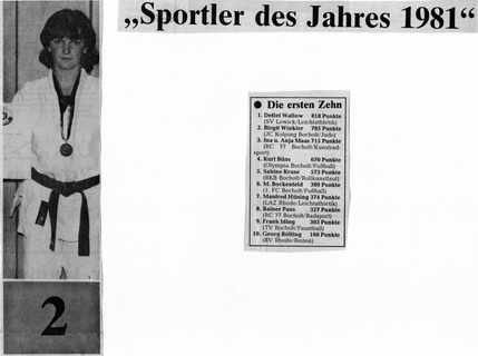 1981 - Sportlerehrung