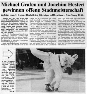 1984 - Stadtmeisterschaften Ibbenbüren
